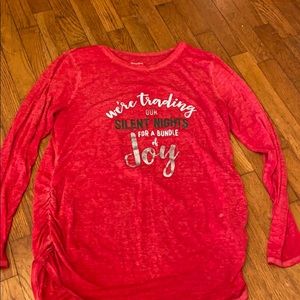 Motherhood maternity Christmas long sleeve
